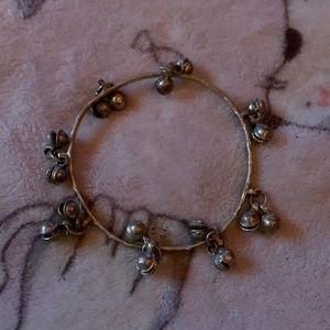 Cute Silver bracelet with bells